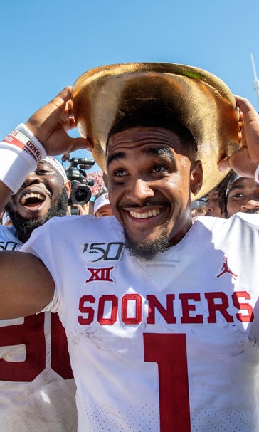 Lamb TDs, defense lift No. 6 OU past 11th-ranked Texas 34-27